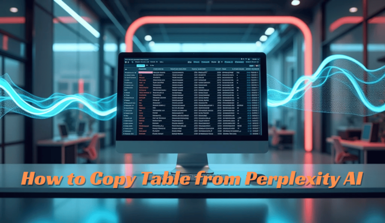 Step-by-Step Guide to Copying a Table from Perplexity AI