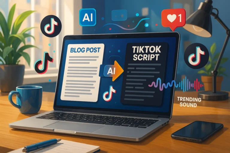 7 AI Tools to Instantly Convert Blog Posts into Viral TikTok Scripts (2025)