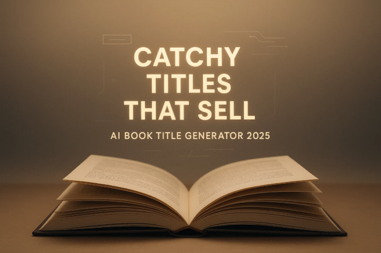 AI Book Title Generator – Craft Catchy Titles That Sell