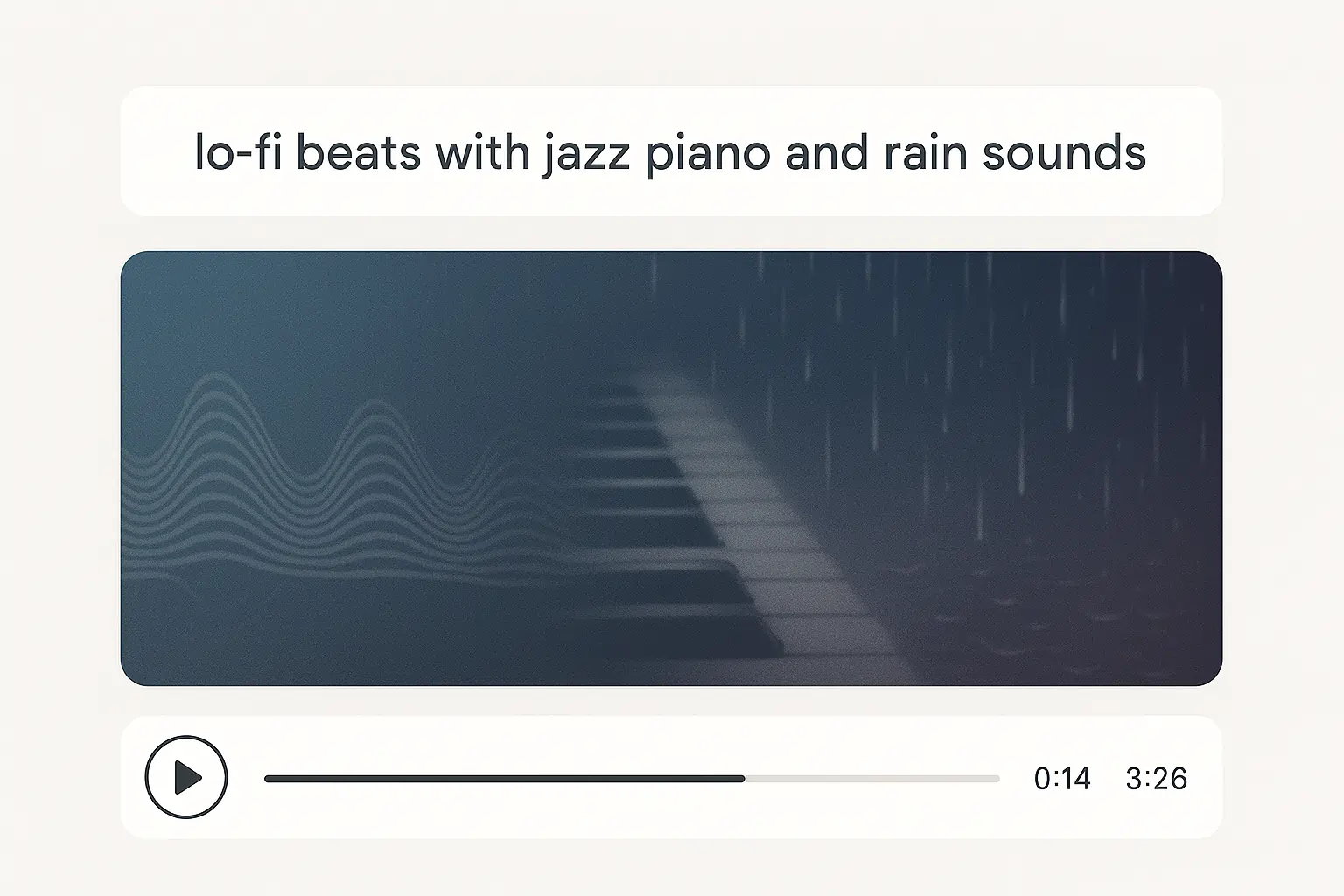 Example of a text-to-music prompt in Riffusion for generating lo-fi music