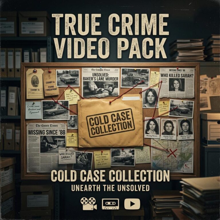 (PLR) True Crime Video Pack – Cold Case Collection Review: Complete Guide for Content Creators